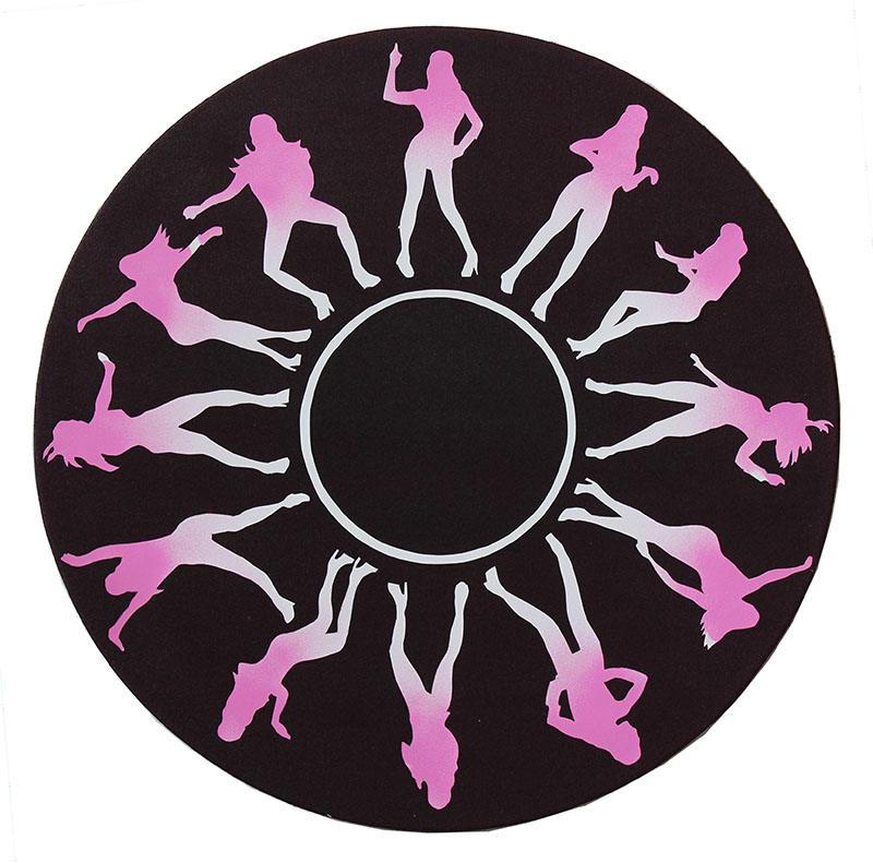 Amy Cochrane - Pink Figured Bey-Plate - 2015 - Acrylic and Paper on Canvas - 60cm